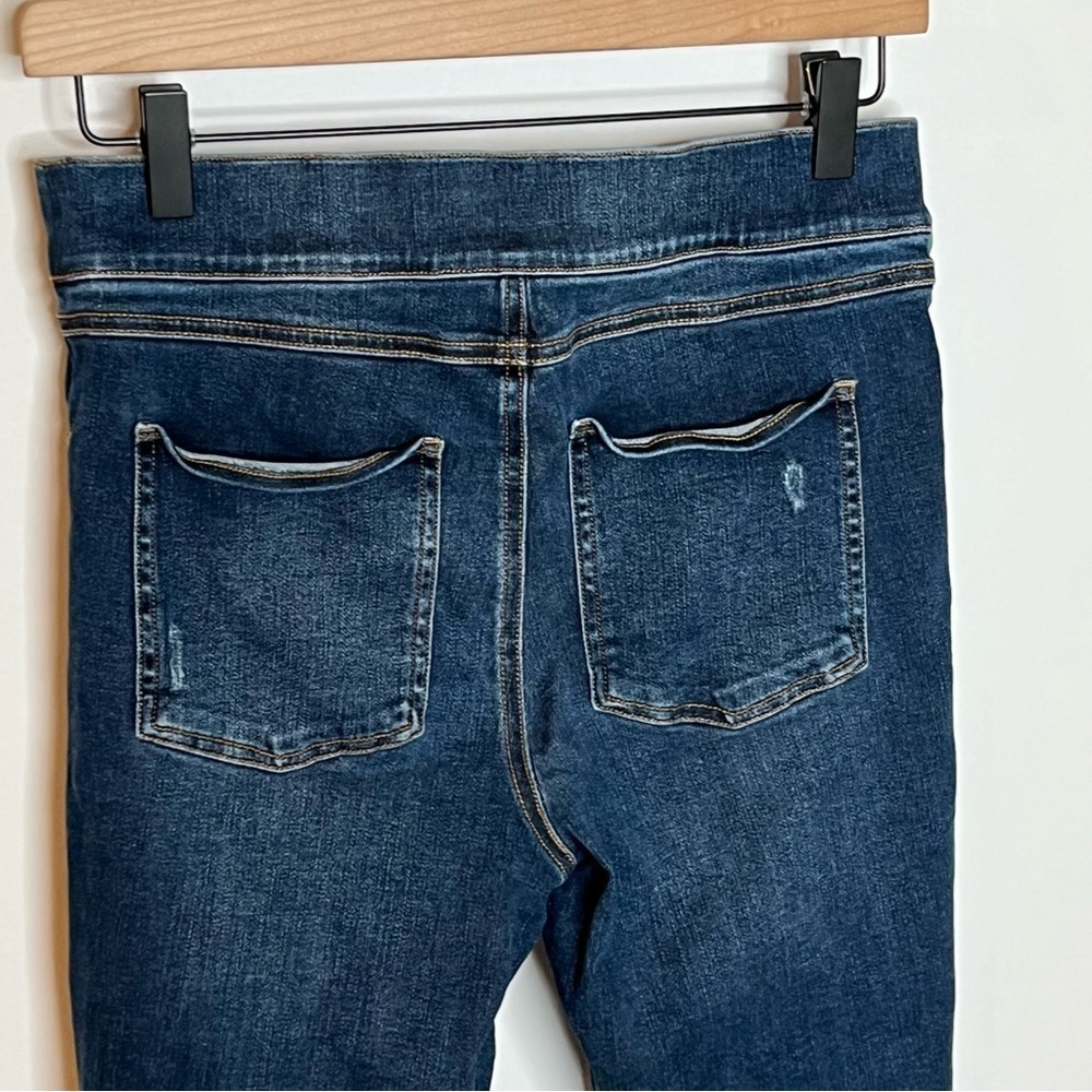 SPANX Distressed Ankle Skinny Jeans Size Medium - Picture 8 of 12